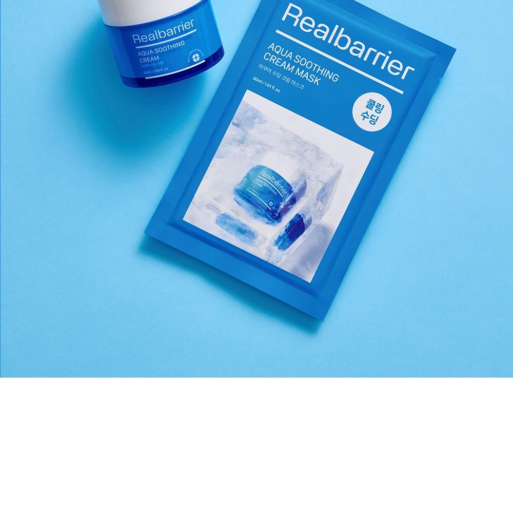 point1 Soothing cream mask containing a can of cream