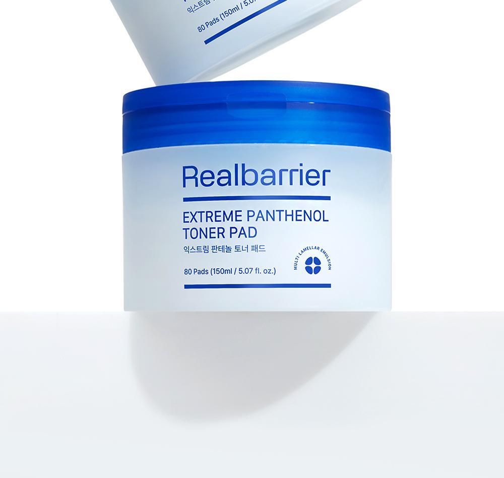 Panthenol level 0 toner pad that soothes crusty skin and awakens radiance Real Barrier Extreme Panthenol Toner Pad