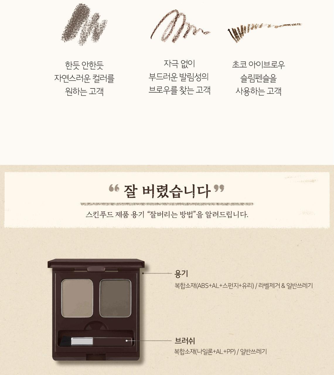 Chocolate Eyebrow Powder Cake Renewal R23