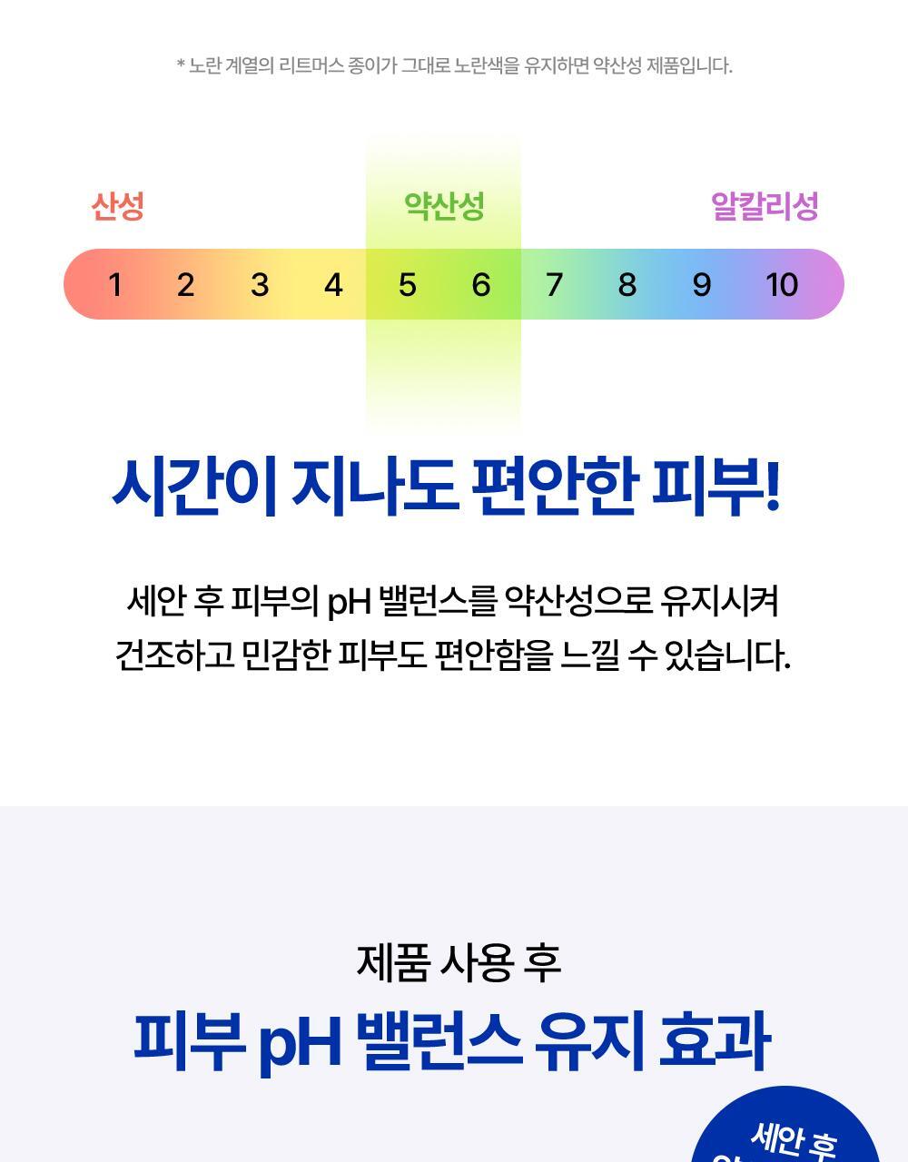 POINT 02. 리얼 약산성 클렌징 폼
